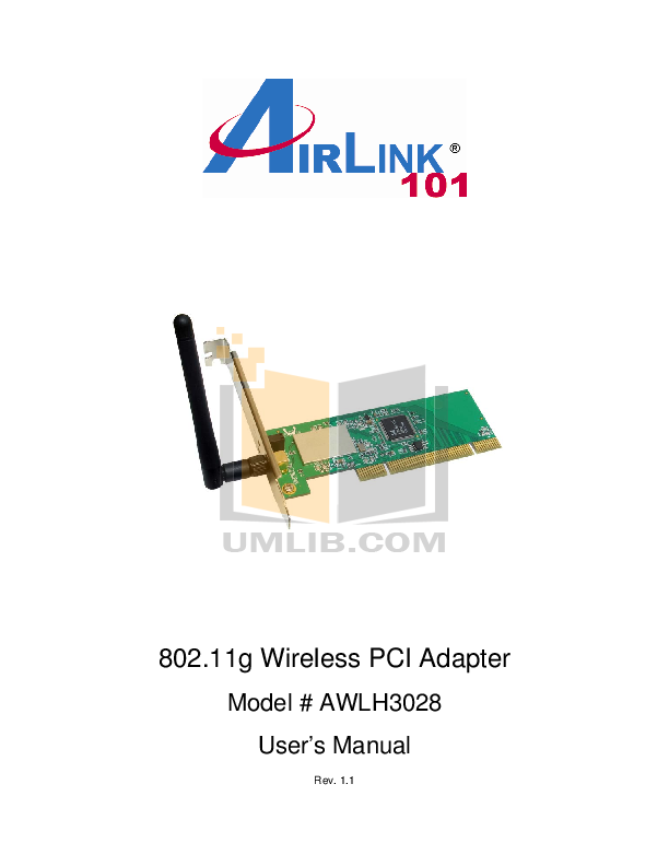airlink101 awlh6070 windows 7 driver